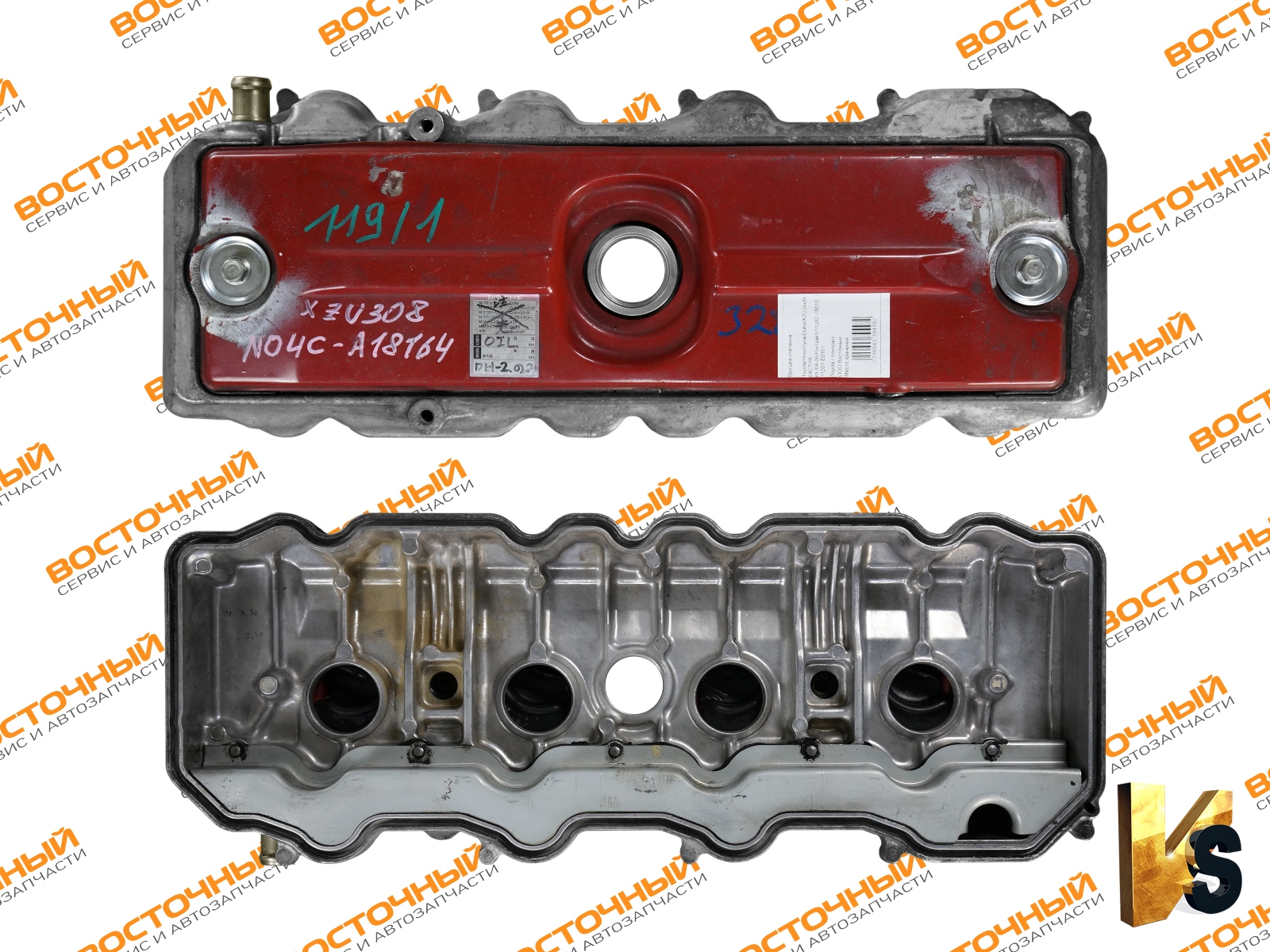 Крышка клапанов, Toyota/Hino, Dyna/Dutro, XZU3xx, N04CT, 16 кл., 04-06, 11202-78010 / 11201-E0101 / 23249-78010 / S1123-11090 / 11201-78030, Контракт, Toyota