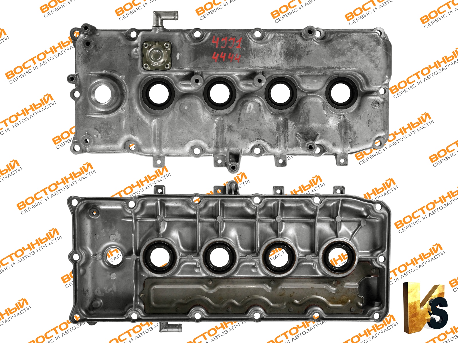 Крышка клапанов, Isuzu, Elf, N-series, 4JJ1, 16 кл., 06-, Металл, 8-98035-663-0 / 8-98051-197-1, Контракт, Isuzu