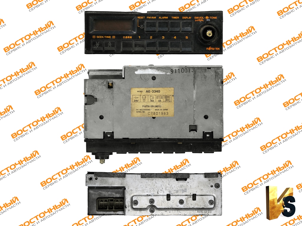 Аудиомагнитола, 24V, AE-3340, Контракт, Fujitsu