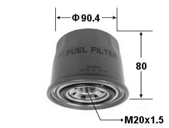 Фильтр топливный FC317, MMC, Canter, 4D-series, ME006066 / AY500-MT001, New, OEM
