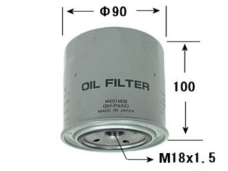 Фильтр масляный C305, MMC, Canter, 4D32-33, ME014838 / V9111-2016 / AY100-MT026, New, OEM